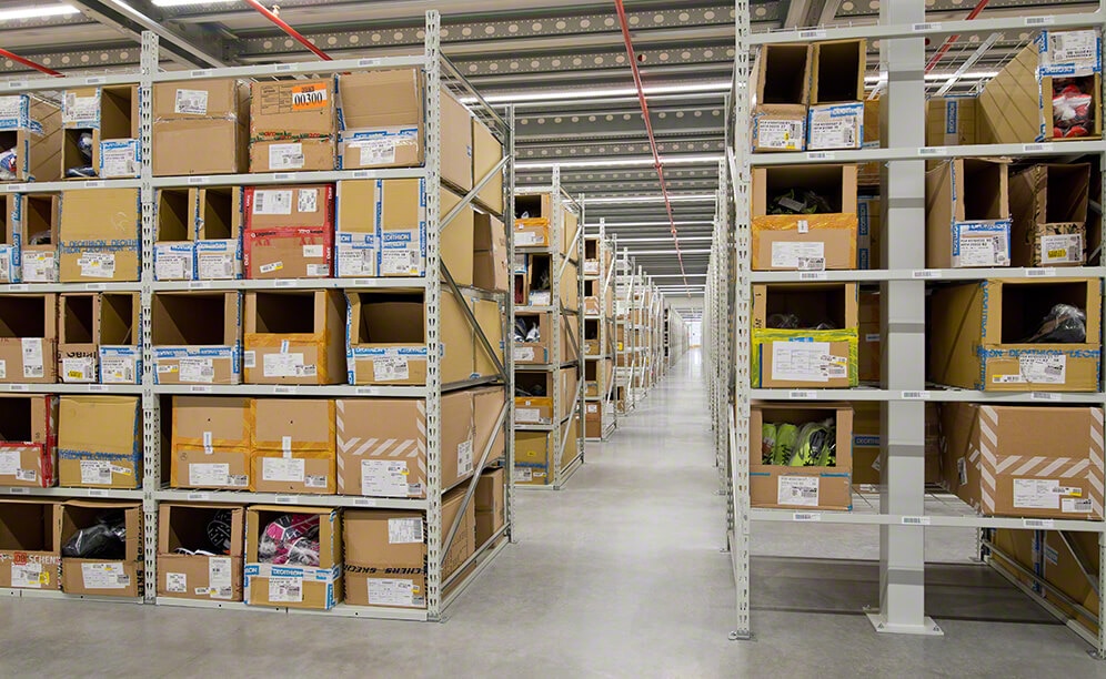 La distribution de la marchandise optimise les déplacements pour le picking La distribution de la marchandise optimise les déplacements pour le picking
