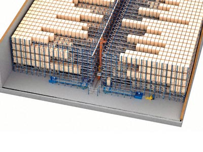 Pallet Shuttle automatique : capacité et performance maximales dans l’entrepôt de Cárnicas Chamberí